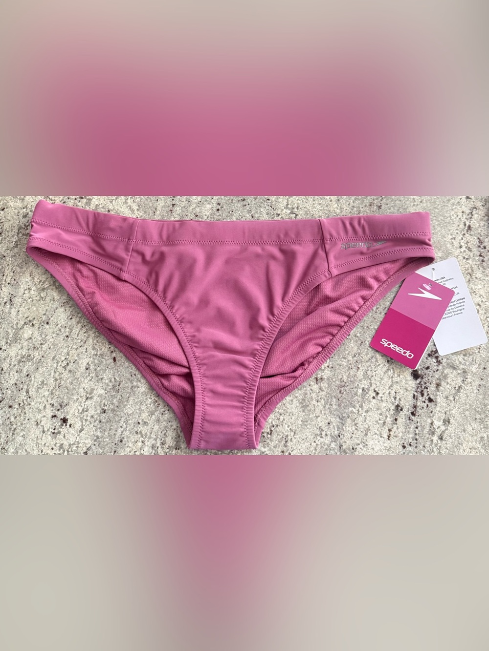 Speedo Women's Bikini Bottoms - Hot Mauve